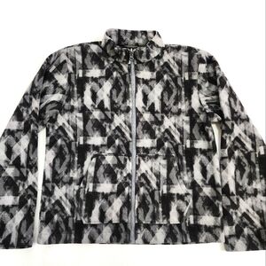 Eddie Bauer Boy,'s Black Zip Front Warm Jacket, Size Larg 14/16